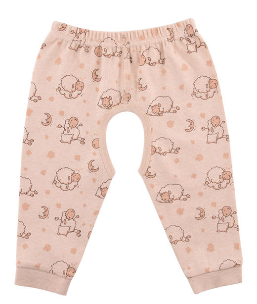 棉果果春秋季彩棉男童女童纯棉长袖偏襟+开裆裤套装M301301119404 商品图2