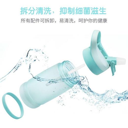 潮流网红可爱女神水杯 便携运动太空防摔吸管杯  商品图9