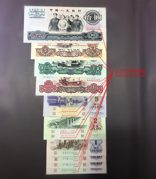 第三套人民币同号钞收藏精装册 （尾三同） 商品图1