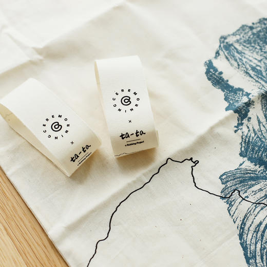 「Ceremorning x ta-ta」新空间开幕展「edge」展览限定周边棉布袋 商品图1