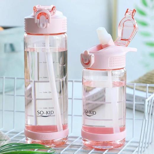 潮流网红可爱女神水杯 便携运动太空防摔吸管杯  商品图8