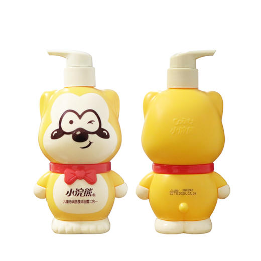 小浣熊儿童倍润洗发沐浴露300ml无泪配方加送300ml补充装