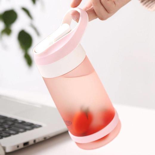 潮流网红可爱女神水杯 便携运动太空防摔吸管杯  商品图3