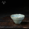 问鼎汝瓷天青老款花口杯 商品缩略图2
