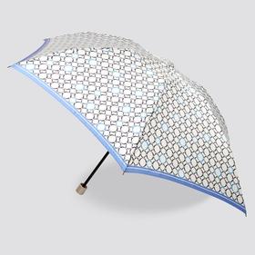 CESARE BRUNI品牌日本进口面料55cm*6K碳钢骨超轻春夏经典规则图形晴雨伞 75268