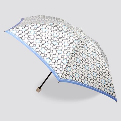 CESARE BRUNI品牌日本进口面料55cm*6K碳钢骨超轻春夏经典规则图形晴雨伞 75268 商品图0