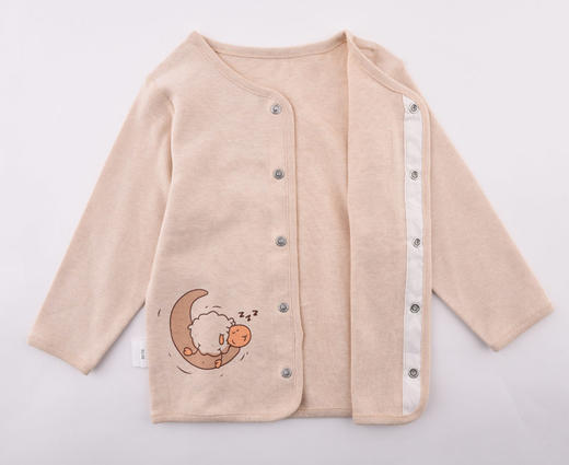 棉果果春秋季新疆彩棉男童女童纯棉长袖长裤对开套装M301304119408 商品图2