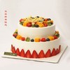 【优品系列】---【实拍图】新鲜水果表层装饰【双层鲜果】蛋糕 商品缩略图1