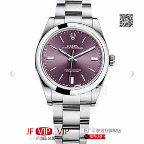 AR劳力士114300蚝式恒动系列.直径39mm.搭载订制版3132机芯.表壳表带与原版一致的运用904L钢材铸造而成【绝对可以通过国际标准的904L检测】