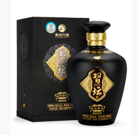 【推荐】习酒 习坛 封坛酱香（黑） 53度 500ml*6 整箱 商品图1