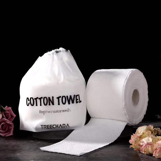 【团购价19元 原价25】泰国COTTON TOWEL一次性洁面巾棉柔80抽 商品图3