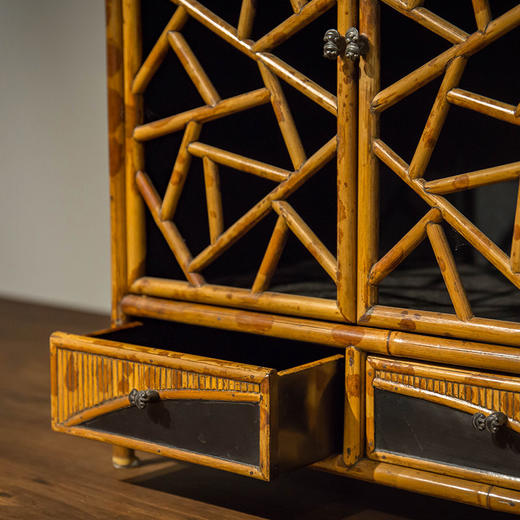 清代 湘妃竹茶棚