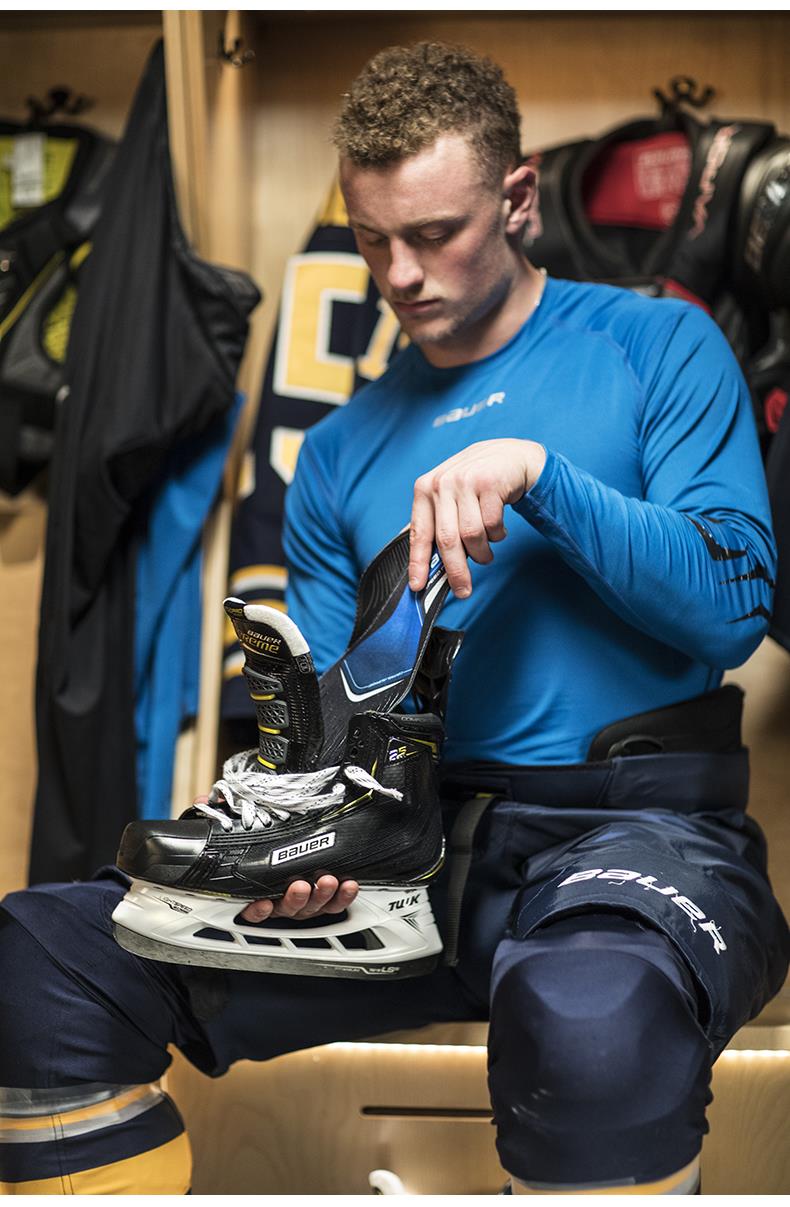 bauer鲍尔supreme2spro冰球鞋成人男女球员曲棍球滑冰刀鞋