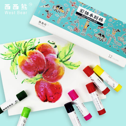 西西熊固体水粉棒 商品图2