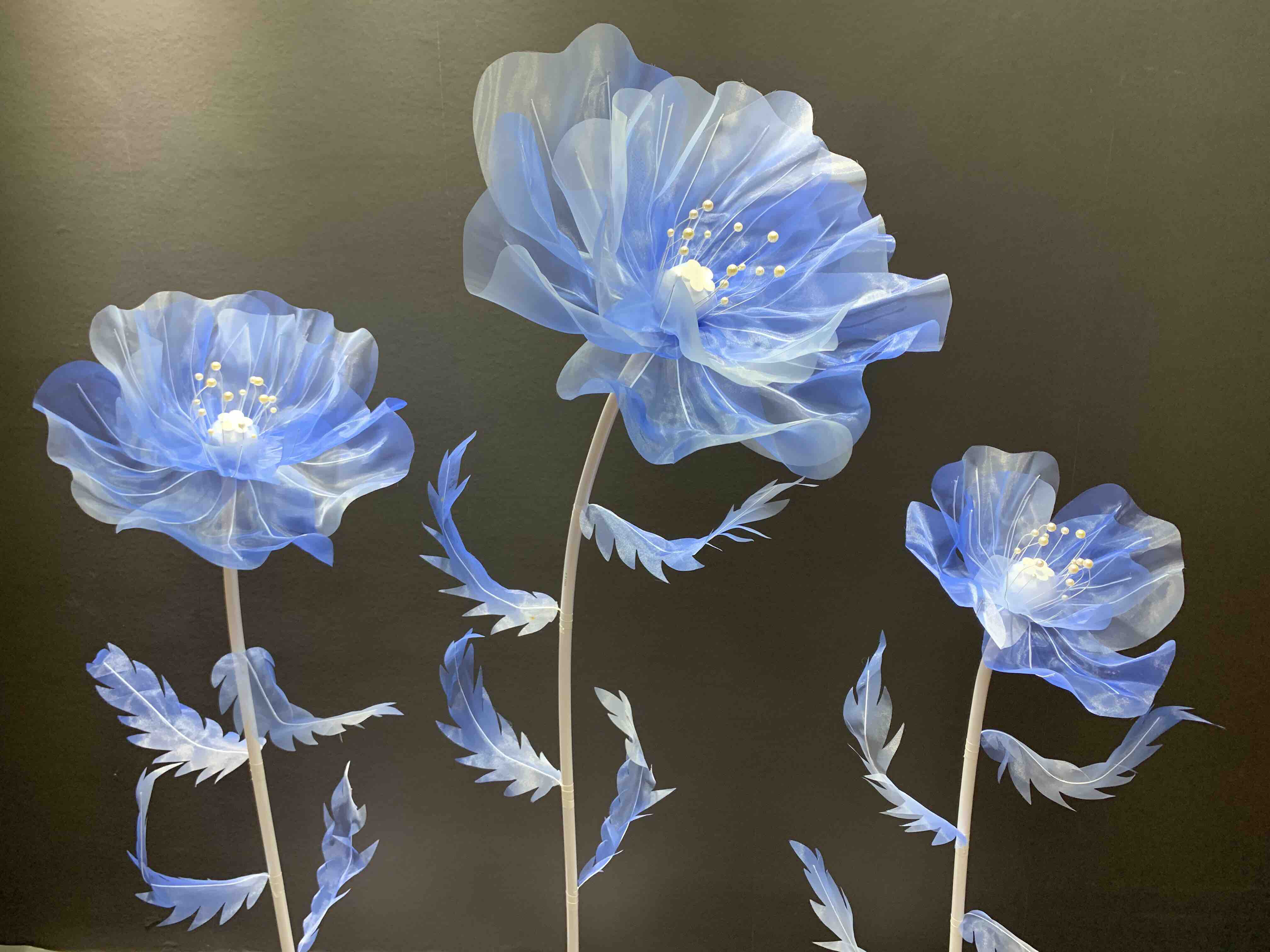 渐变真丝花【运费自理】