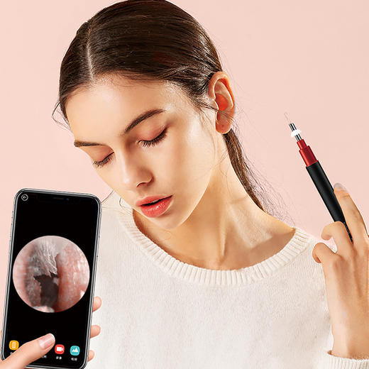 采耳舒爽边掏边看蜂鸟采耳器智能高清可视挖耳勺