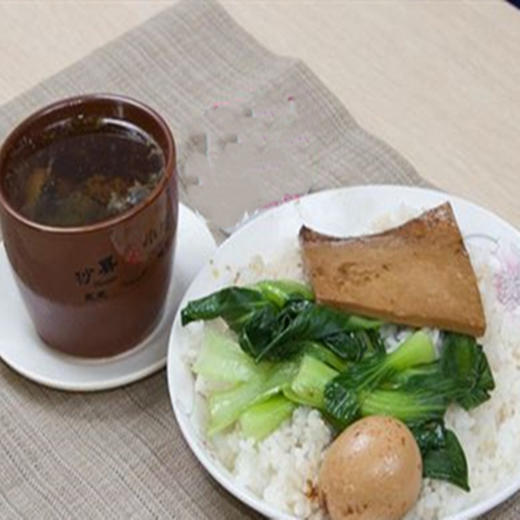 沙县 老鸭汤饭,蛋,素菜,豆干(套餐 1份