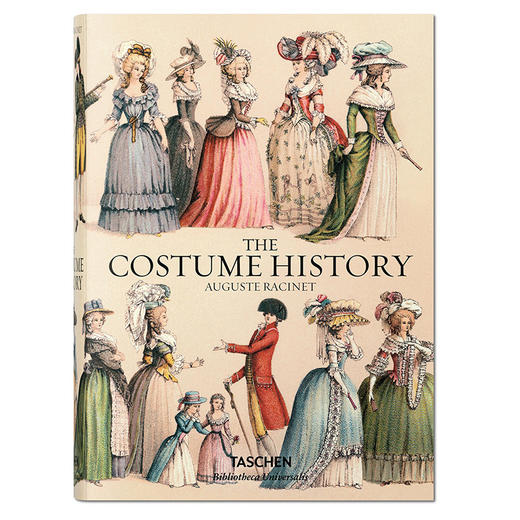 【中商原版】古典宫廷服装设计史 礼服大历史全集 英文原版 Racinet: The Costume History 精装 商品图0