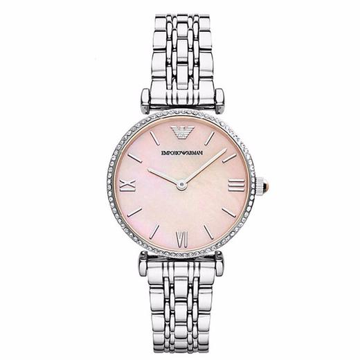 ARMANI/阿玛尼 女士手表粉色表盘时尚潮流石英腕表 AR1779JPY带授权招加盟代理 商品图0