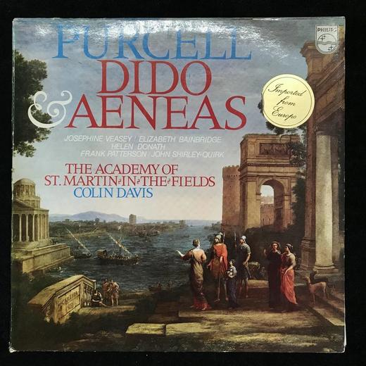 LP黑胶唱片 普赛尔《狄多与埃涅阿斯》 圣马丁室内乐团录制 商品图0