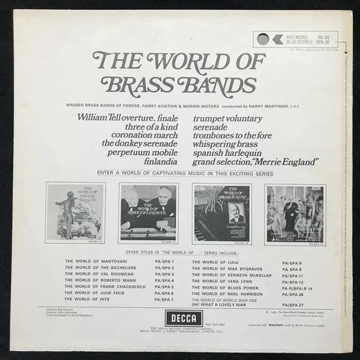 LP黑胶唱片 铜管乐的世界 富登布铜管乐队录制 商品图1