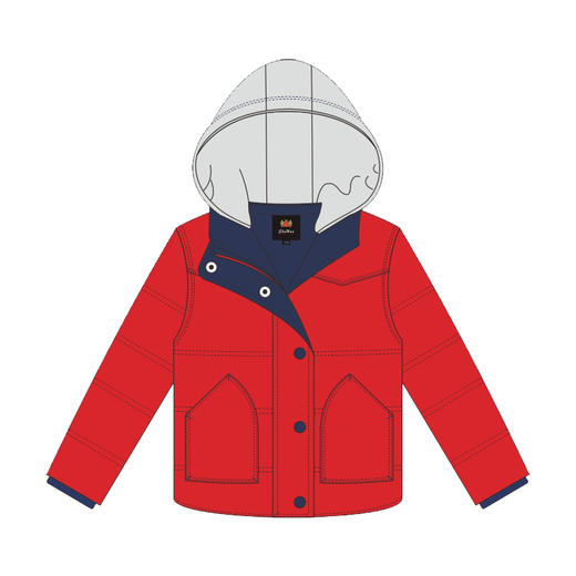 陶朱中心幼儿园-羽绒服  （温馨提醒：此羽绒服不含校徽，徽标需单独购买哦~） 商品图0