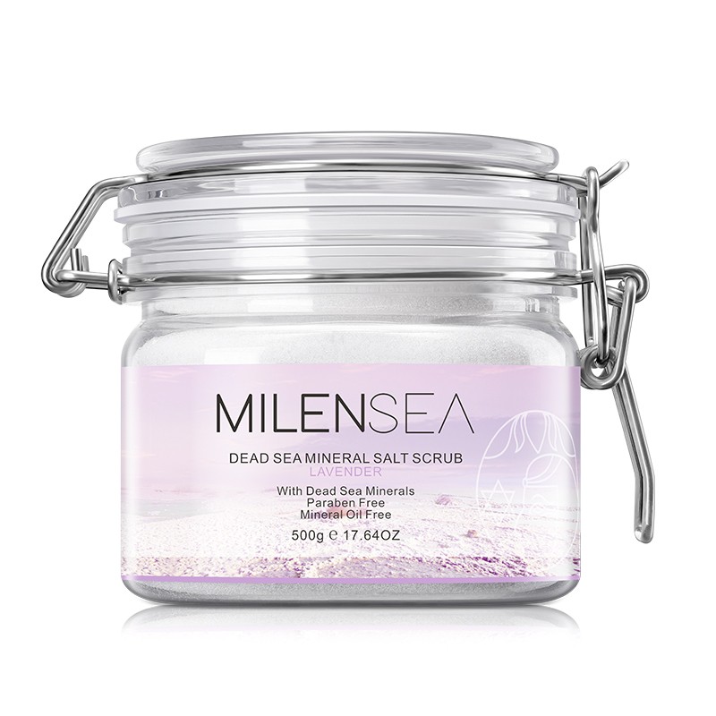 MILENSEA 死海矿物磨砂盐(薰衣草) 500GJPY带授权招加盟代理