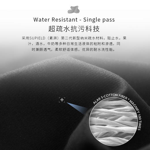Supield素湃黑科技防污工装裤男束脚纯棉潮牌休闲裤薄款 商品图2