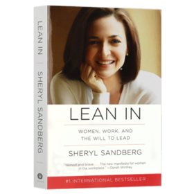 向前一步 英文版 Lean In 英文原版 女性励志读物 欢乐颂安迪原型 谢丽尔桑德伯格 硅谷影响力人物 进口英语书籍正版