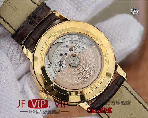 FK江诗丹顿85180传承经典系列腕表！男士腕表，皮表带，自动机械机芯，透底。 商品图6