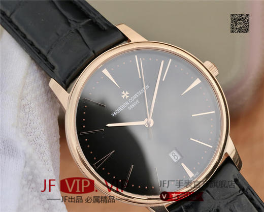 FK江诗丹顿85180传承经典系列腕表！男士腕表，皮表带，自动机械机芯，透底。 商品图4