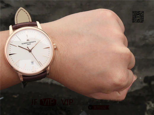 FK江诗丹顿85180传承经典系列腕表！男士腕表，皮表带，自动机械机芯，透底。 商品图11