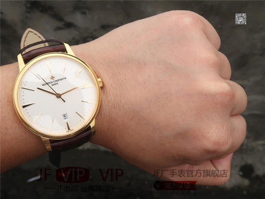 FK江诗丹顿85180传承经典系列腕表！男士腕表，皮表带，自动机械机芯，透底。 商品图10