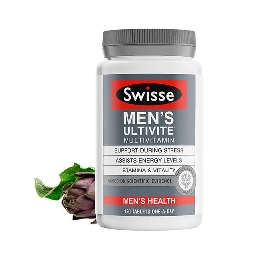 澳洲 Swisse 男士复合维生素片 120粒 商品图1