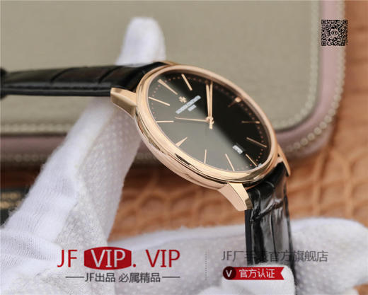 FK江诗丹顿85180传承经典系列腕表！男士腕表，皮表带，自动机械机芯，透底。 商品图5