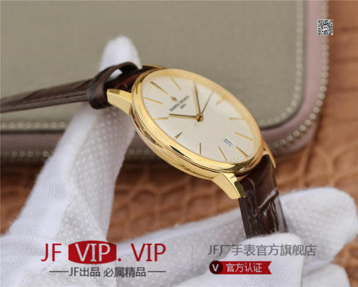 FK江诗丹顿85180传承经典系列腕表！男士腕表，皮表带，自动机械机芯，透底。 商品图4