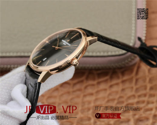 FK江诗丹顿85180传承经典系列腕表！男士腕表，皮表带，自动机械机芯，透底。 商品图6