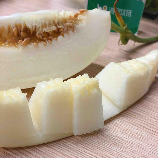 【白金蜜瓜 脆甜】白金蜜瓜白皮白肉，肉质口感脆，水分足，甜度好，吃口清爽解渴，时令好瓜！ 商品图2