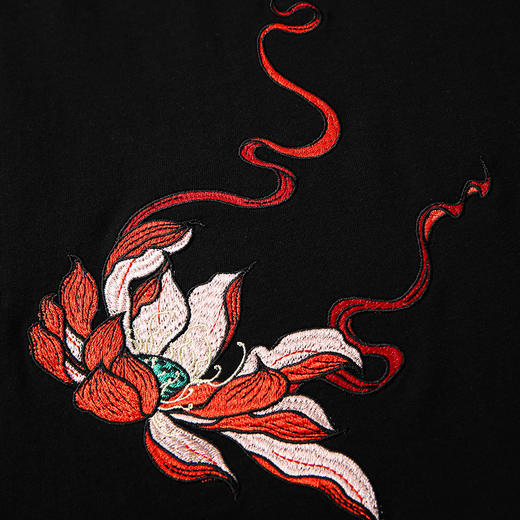 国潮悟空中国风刺绣圆领印花原创个性短袖t恤