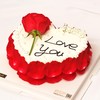 【优品系列】---心形玫瑰（016）情人节，七夕，520蛋糕 商品缩略图0