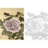 恽寿平没骨花鸟白描底稿-斗方小品册页-SP73 商品缩略图0