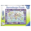 Ravensburger拼图 世界地图经典景点300片RAVC131907 商品缩略图0