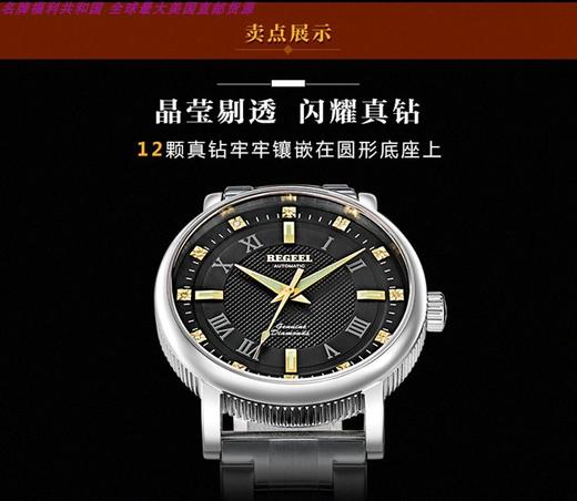 BEGEEL/宾爵 精钢表带 全自动男士机械表 B72302MJPY带授权招加盟代理 商品图2