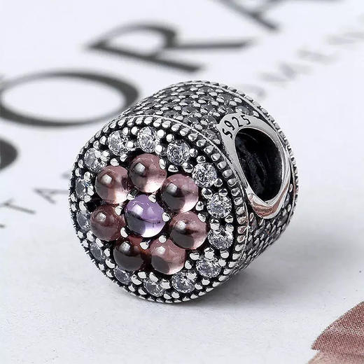 PANDORA潘多拉 791820PCZMX多彩925纯银+锆石炫目花卉串珠 串饰JPY带授权招加盟代理 商品图1