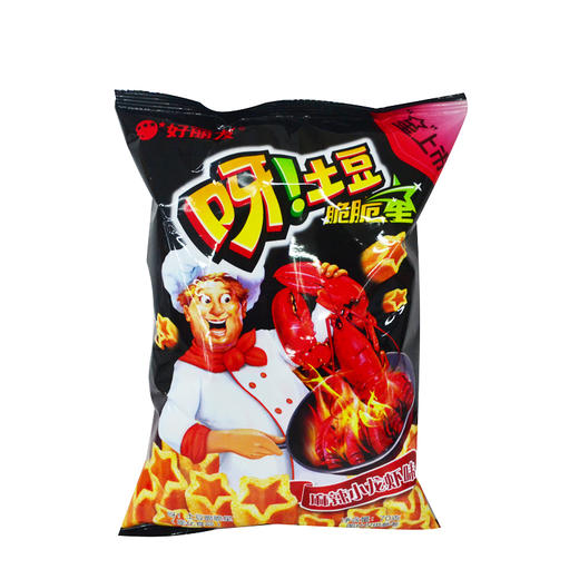 好丽友呀土豆麻辣小龙虾味薯条70g 商品图0