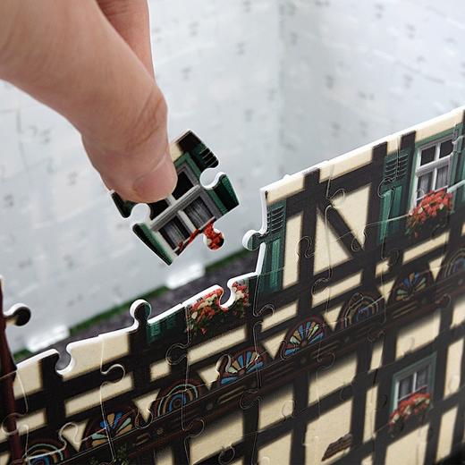 Ravensburger拼图睿思3D建筑拼图中世纪小屋125722 商品图4