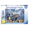 Ravensburger拼图 平面拼图300片海豚的微笑RAVC130528 商品缩略图0