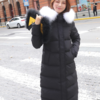 【羽绒服女】. 大毛领加长款羽绒服女长过膝加厚超厚超长韩版修身 商品缩略图2