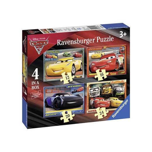 Ravensburger拼图 迪士尼赛车总动员三4只装RAVC068944 商品图0