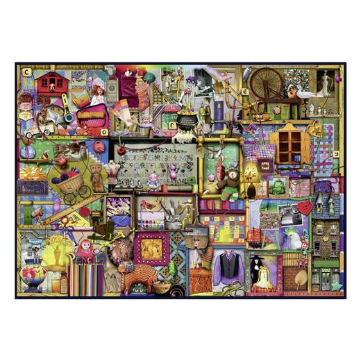 Ravensburger拼图 平面拼图1000片魔女的橱柜RAVC194124 商品图1